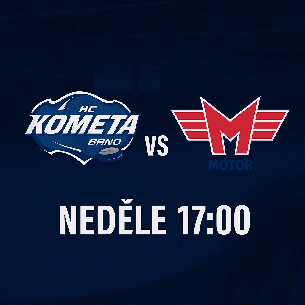 Kometa vs. České Budějovice – promo grafika