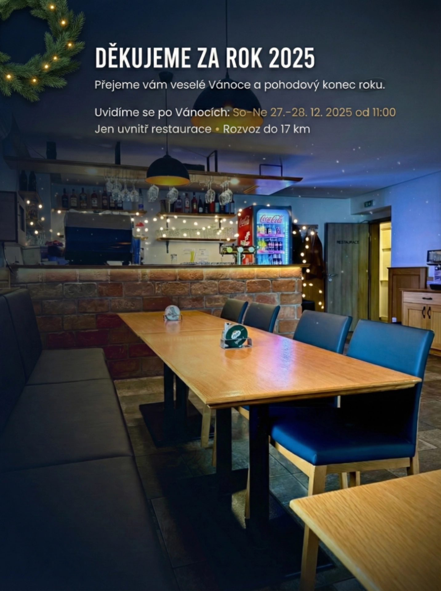 Veselé Vánoce — Kometa Pub Pasohlávky